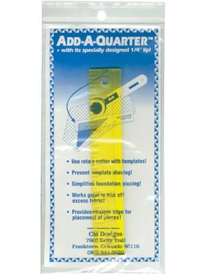 Add a Quarter 1/4" Ruler  Yellow
