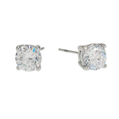 CODI Silver (Or Blanc) : Clous d'oreilles essentiels quotidiens en Moissanite (Alternative au Diamant)