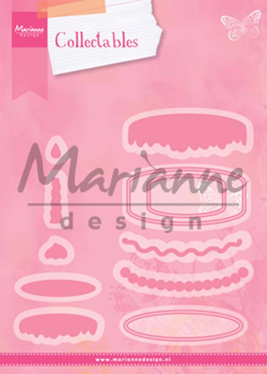 Marianne Design: Dies de collection - Gâteau d'anniversaire