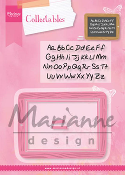 Marianne Design: Matrices de découpe et tampons - Ardoise d'écolier
