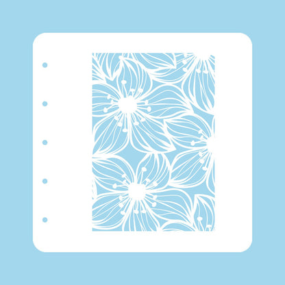 Pochoir A6 pour assortiment de couleurs magnétiques Fleur 2