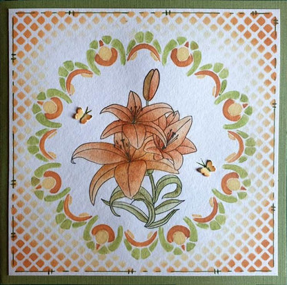 Pochoir A6 pour Ensemble de Couleurs Magnétiques Mandala Temps de Noël