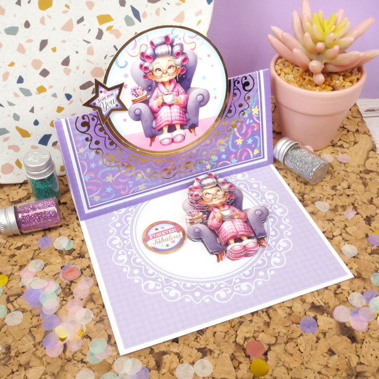 Kit de Cartes à Décopatch "Golden Oldies" Délicieux