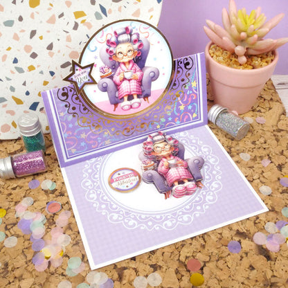 Kit de Cartes à Décopatch "Golden Oldies" Délicieux