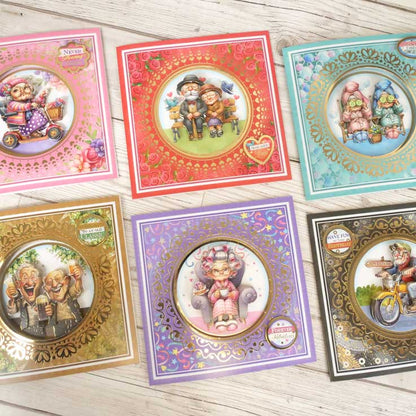 Kit de Cartes à Décopatch "Golden Oldies" Délicieux