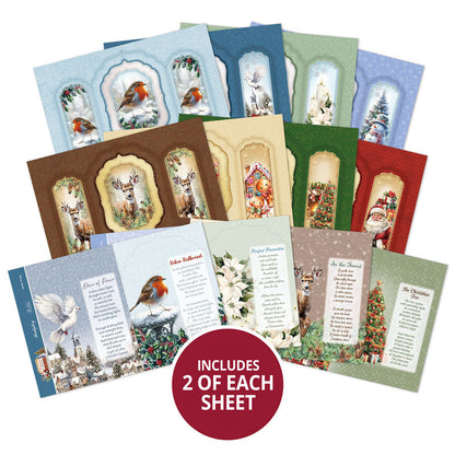 Kit de cartes à fabriquer « Vœux de Noël : Fenêtre sur le cœur »