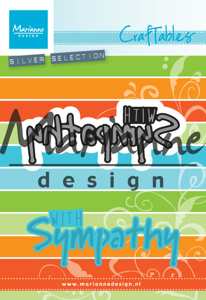 Marianne Design: Dies Craftables - Avec SYMPATHIE