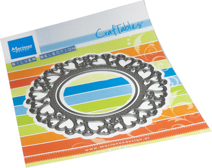 Marianne Design Craftables Matrice de découpe - Cercle de cœurs