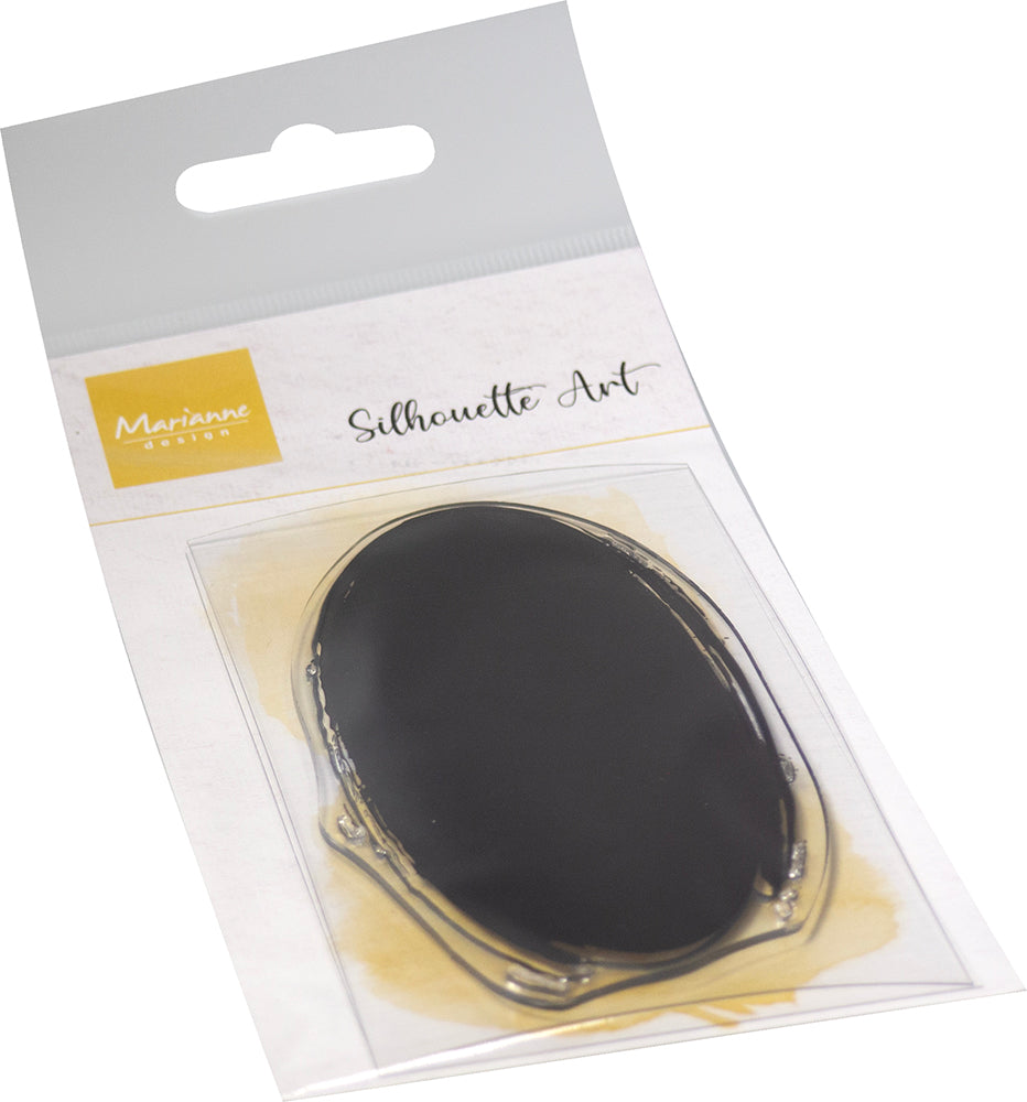 Marianne Design Tampon transparent - Silhouette Art Ovale