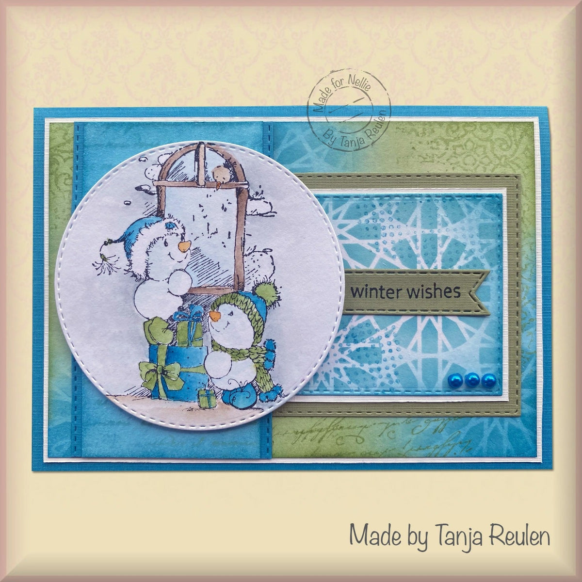 Nellie's Choice Pochoir techniques mixtes - Ligne fine - Cristal