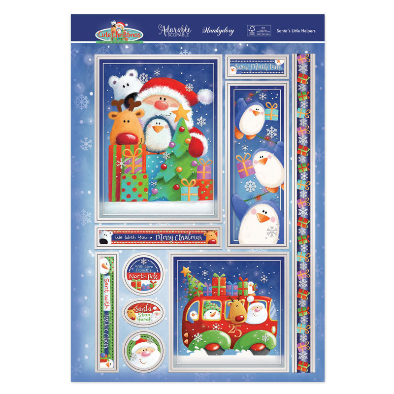Set de Luxe de Toppers "Les Petits Lutins du Père Noël"