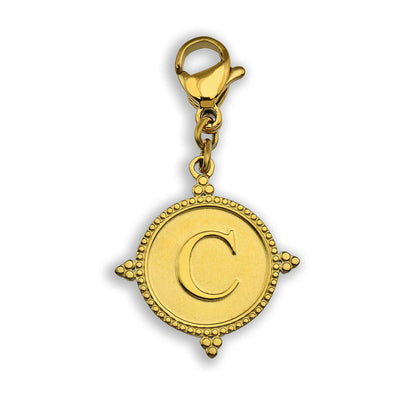 Gold Ornate Alphabet Letter Charms (A–Z) for Necklaces & Bracelets