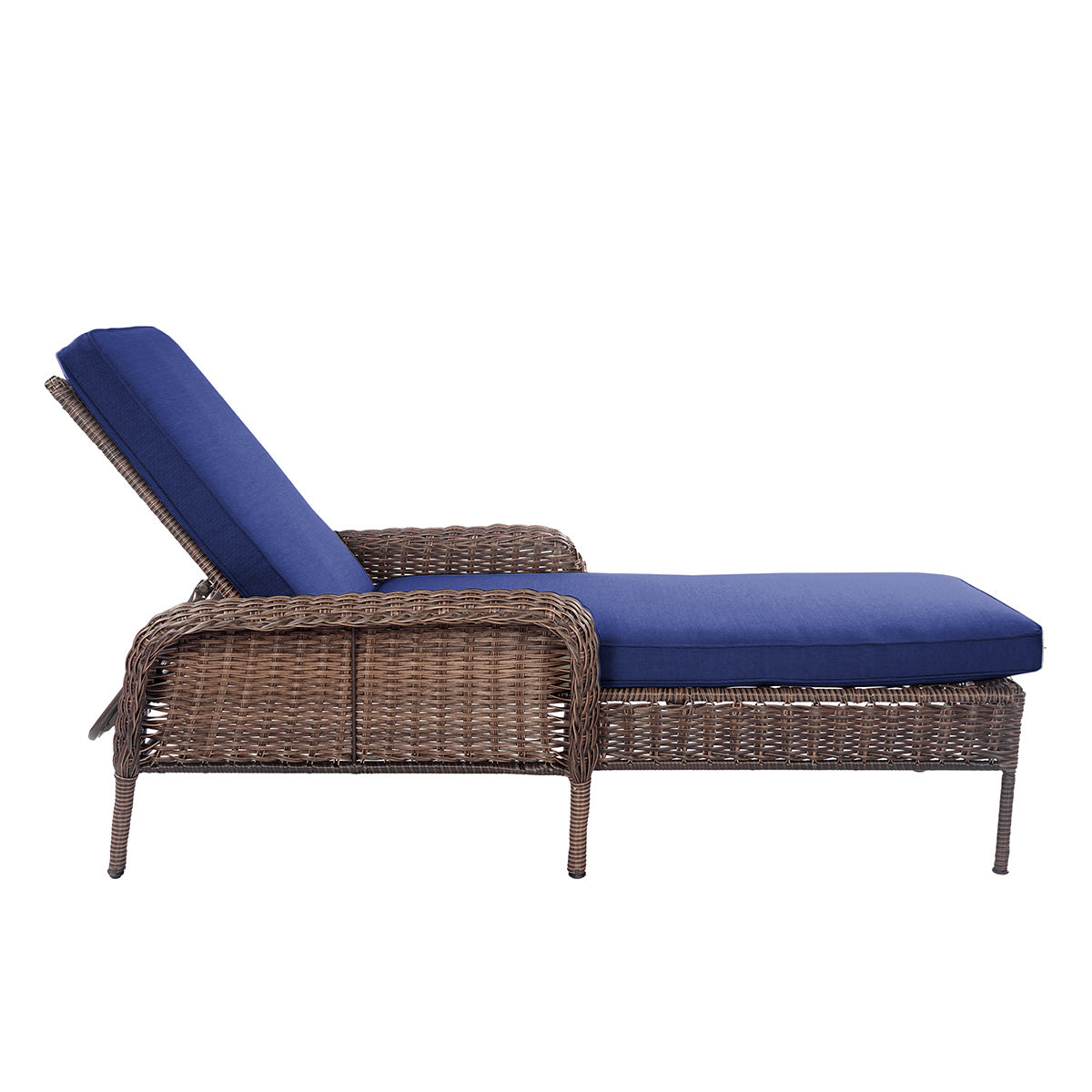 Chaise longue d'extérieur en osier Cambridge