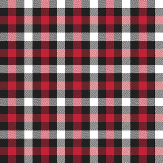 Craft HTV Canada Day Plaid Pattern