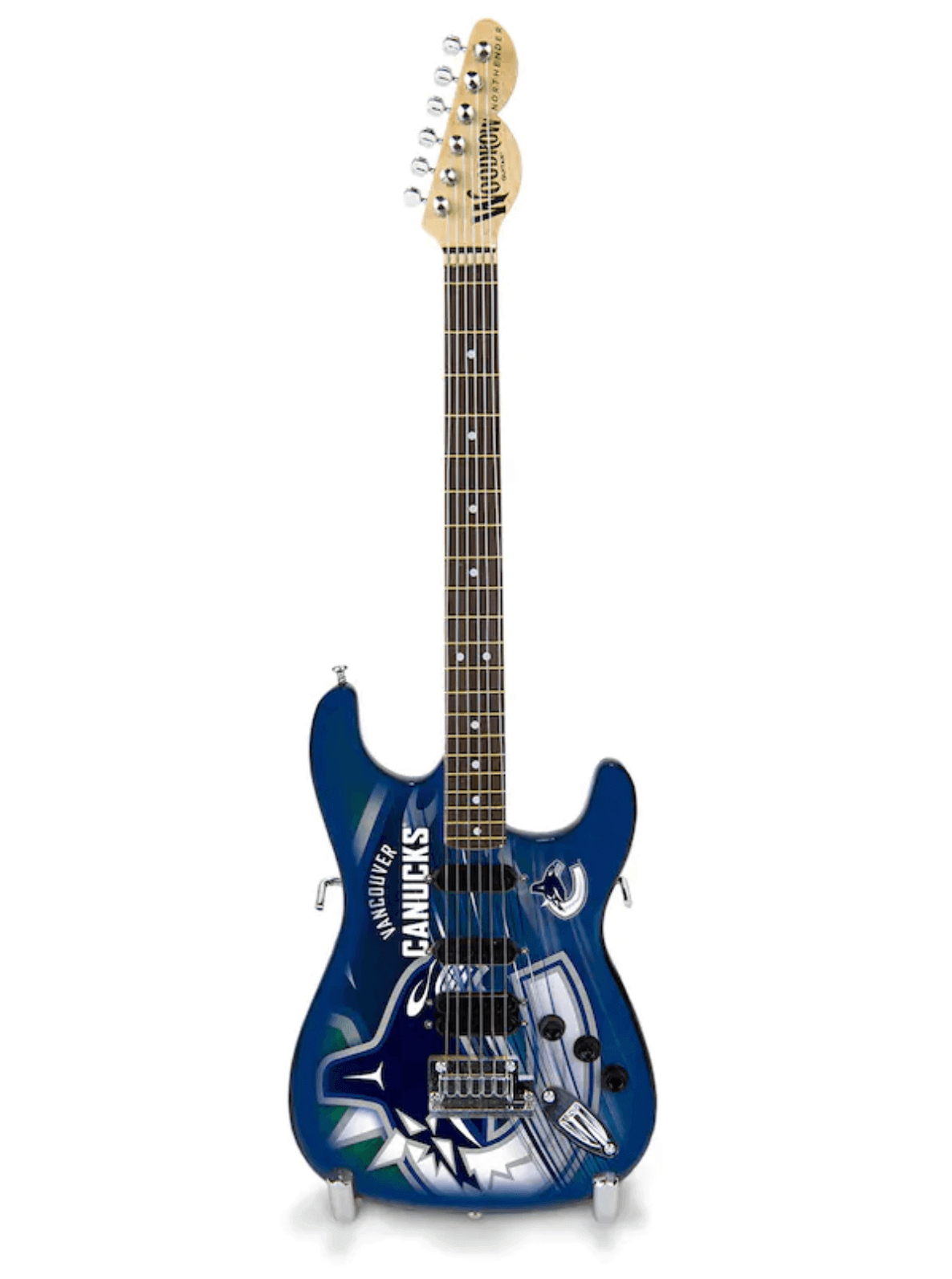 Mini-guitare de collection 10 po des Canucks de Vancouver