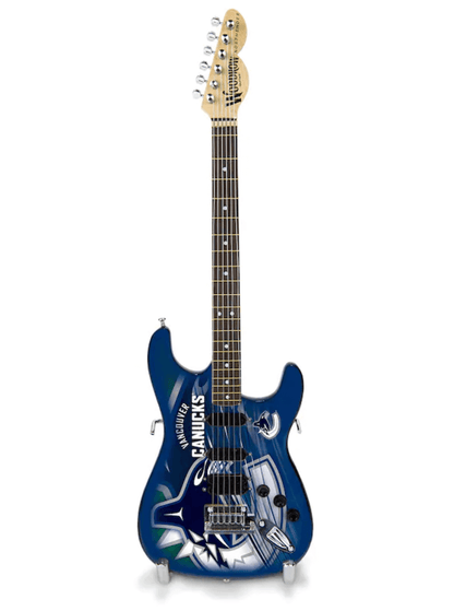 Mini-guitare de collection 10 po des Canucks de Vancouver