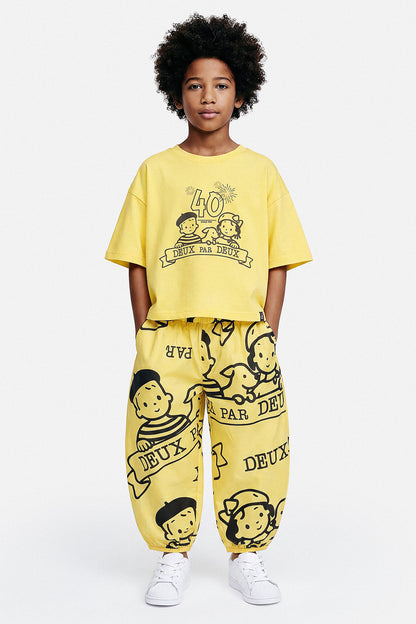 40Th Anniversary Graphic T-Shirt Honey Yellow