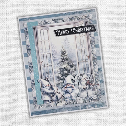 Collection de papiers Noël Blanc 30x30 cm 32889