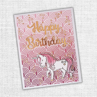 Happy Birthday Large Layered Metal Cutting Die 16874