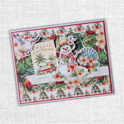 Papier Tropical Christmas D 30x30 cm (Lot de 12) 33126