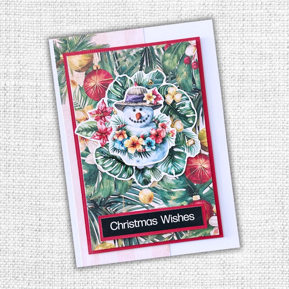 Collection de papiers Noël Tropical 6x6 33135