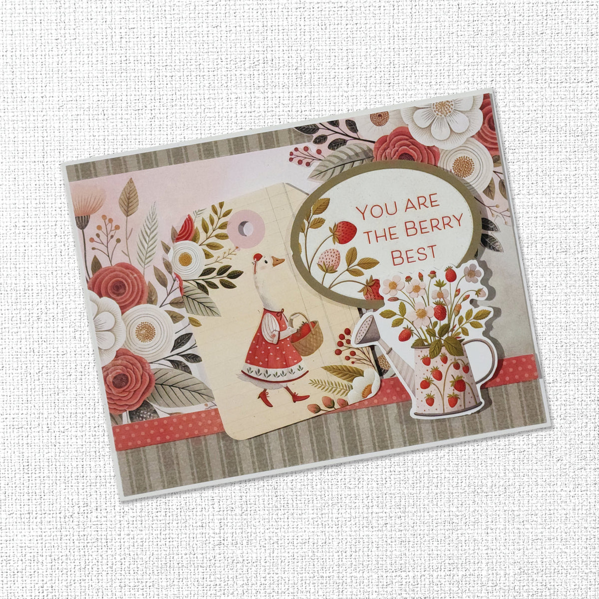 Strawberry Friends Papercuts Cardmaking Kit 34920