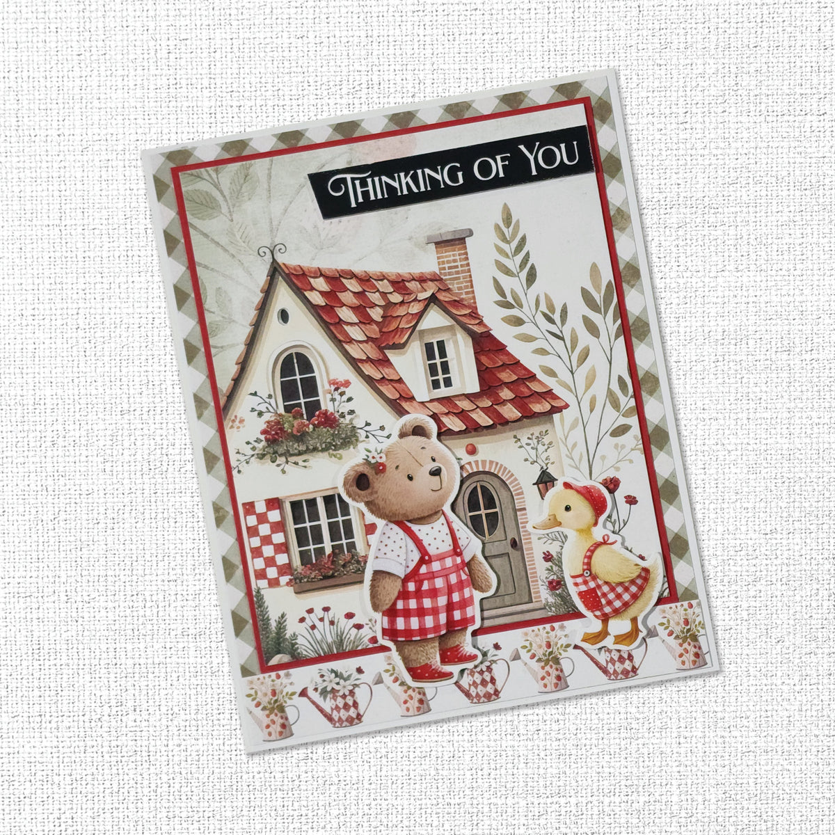 Strawberry Friends Embossed Die Cuts 34905
