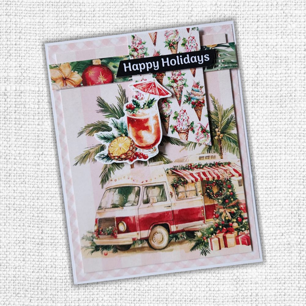 Collection de papiers Noël Tropical 6x6 33135