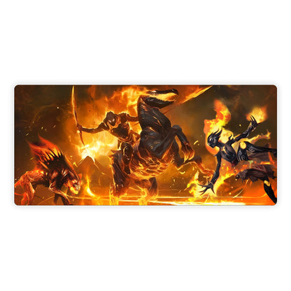 Cavalier of Flame Mouse Pad
