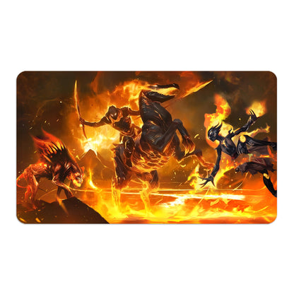Tapis de jeu Cavalier de la flamme