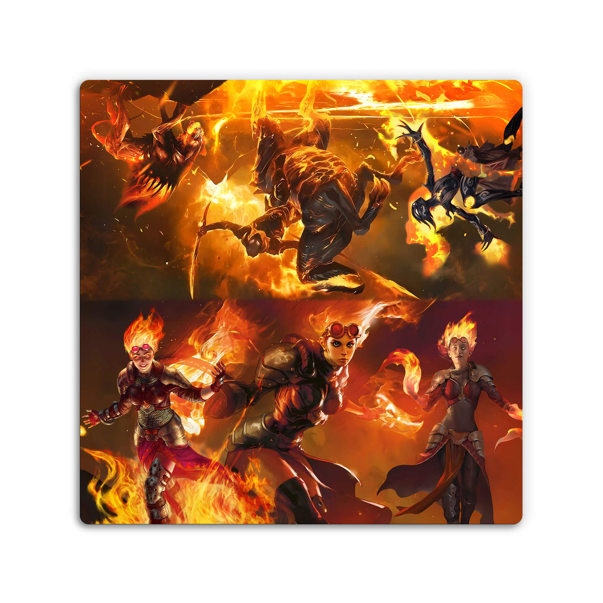 Cavalier of Flame X Chandra Nalaar  - Double Mat