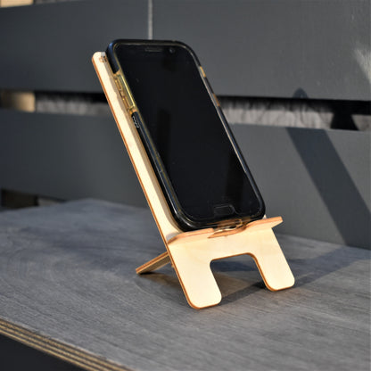 Support de téléphone en bois « D-Poser »