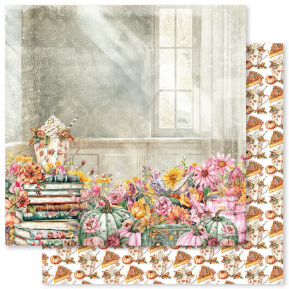 Papier Cozy Fall D 30x30 cm (Paquet de 12 en gros) 32691