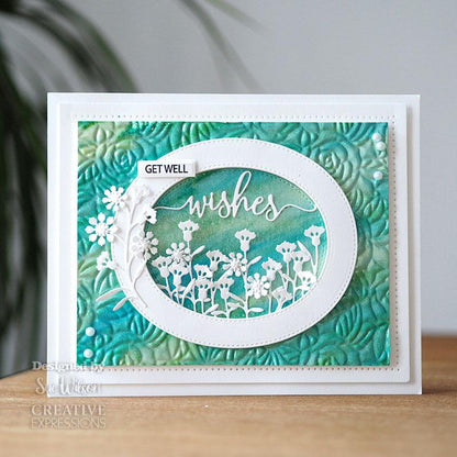 Creative Expressions Sue Wilson Dies et Tampons Wishes - Sentiment Ombré en Gras