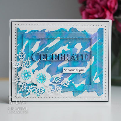 Creative Expressions Sue Wilson Set de matrices et de tampons Celebrate