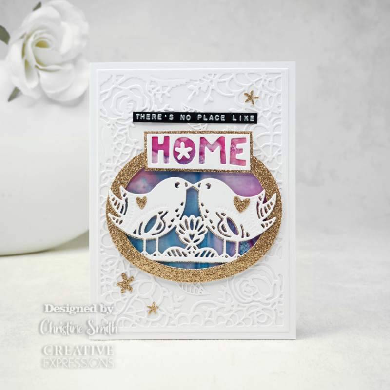 Creative Expressions Paper Panda Home Tweet Home Matrice de découpe
