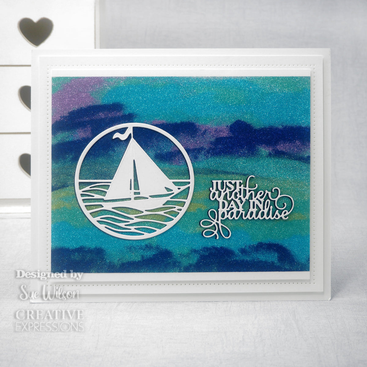 Matrices de découpe Creative Expressions Sue Wilson Mini Sentiments Just Another Day In Paradise