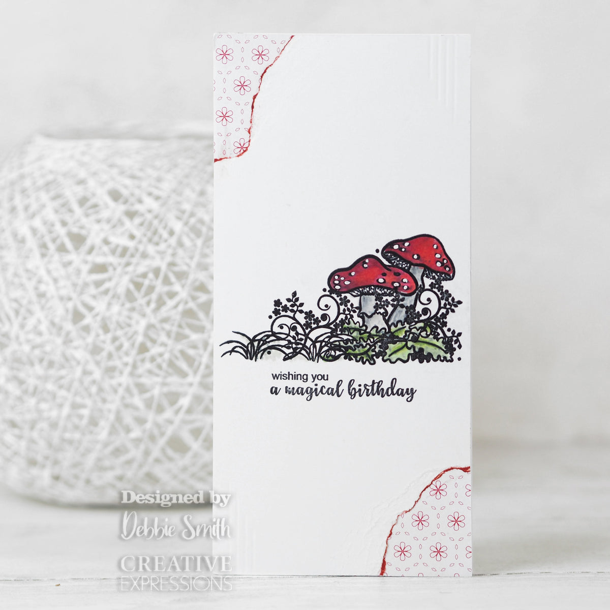Creative Expressions Designer Boutique Woodland Walk Collection Tiptoe Amongst The Toadstools Set de tampons transparents A6