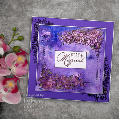 Creative Expressions Designer Boutique Tampons transparents Fairy Blooms 15,2 x 10,2 cm