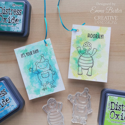Creative Expressions Jane's Doodles It's Your Day Lot de tampons transparents 6 x 8 po