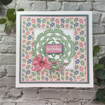 The Paper Boutique Sunny Gardens Bloc de Cartes Couleur 20,3 cm x 20,3 cm