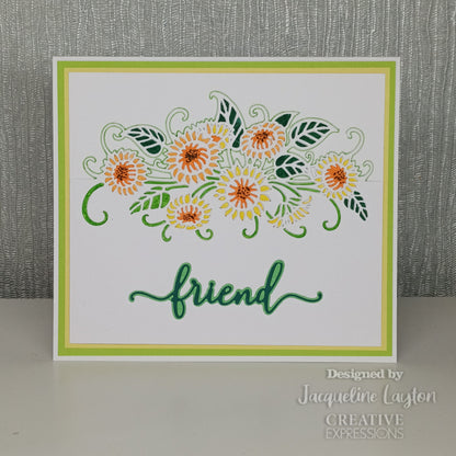 Matrice de découpe « Tournesol sauvage » Creative Expressions Paper Cuts