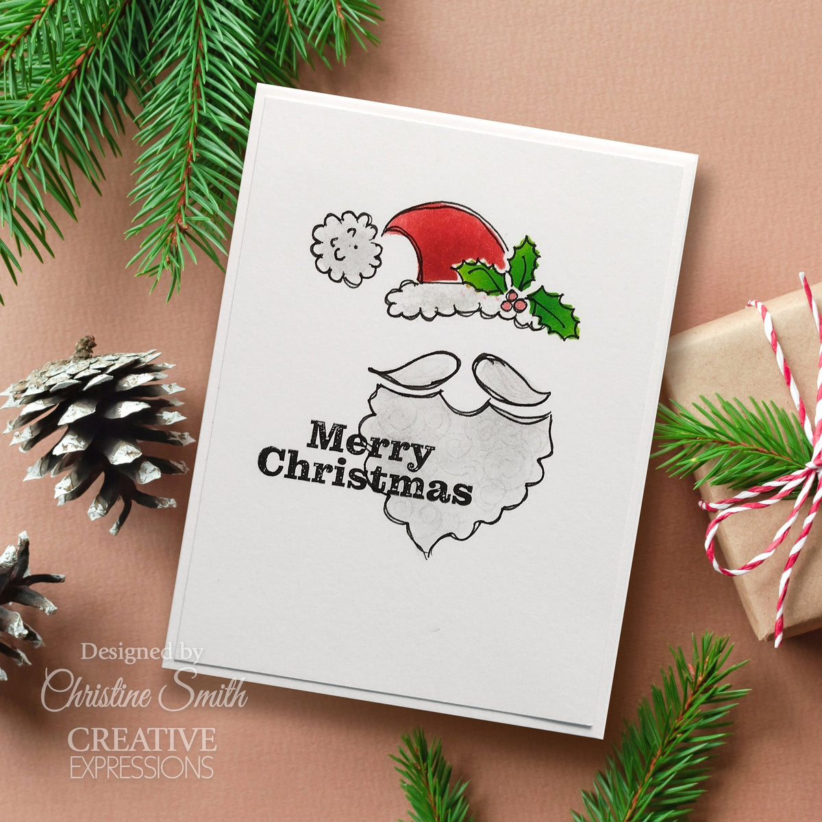 Matrice de découpe et estampage Creative Expressions Paper Cuts Collection Jolly Santa