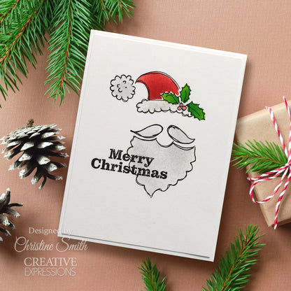 Matrice de découpe et estampage Creative Expressions Paper Cuts Collection Jolly Santa