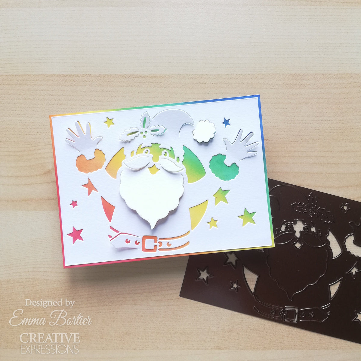 Matrice de découpe et estampage Creative Expressions Paper Cuts Collection Jolly Santa