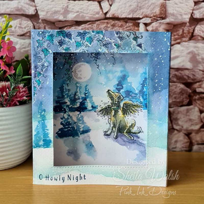 Pink Ink Designs O Howly Night 6 in x 8 in Clear Stamp Set