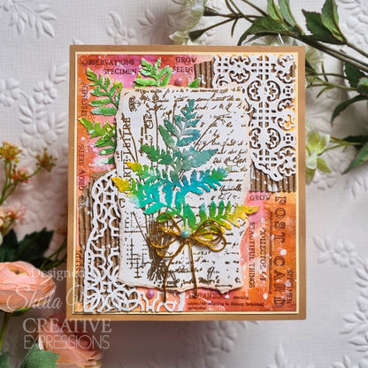 Matrices de découpe Sam Poole Shabby Basics Artisan Mosaic #1 de Creative Expressions
