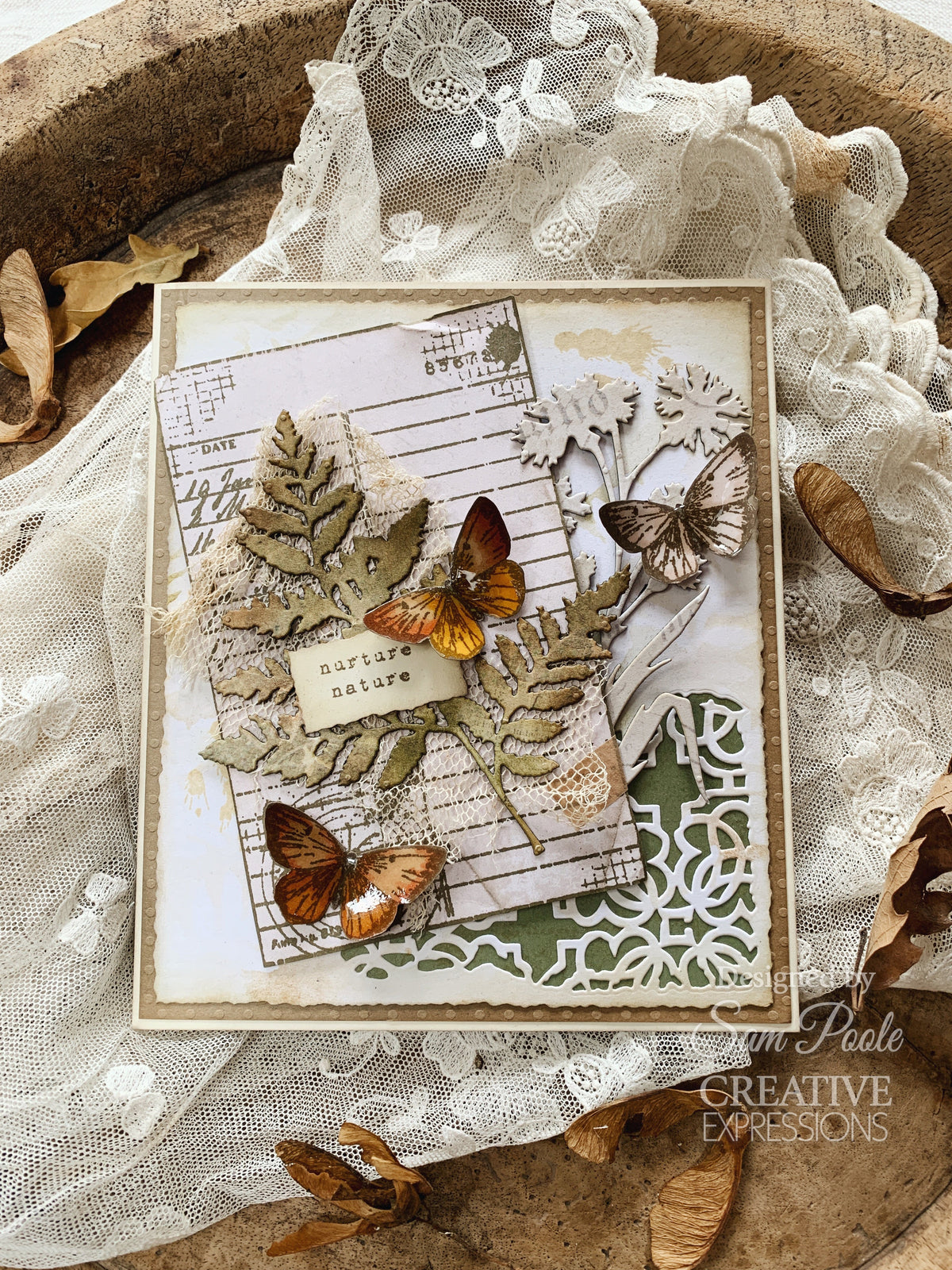Matrices de découpe Sam Poole Shabby Basics Artisan Mosaic #1 de Creative Expressions
