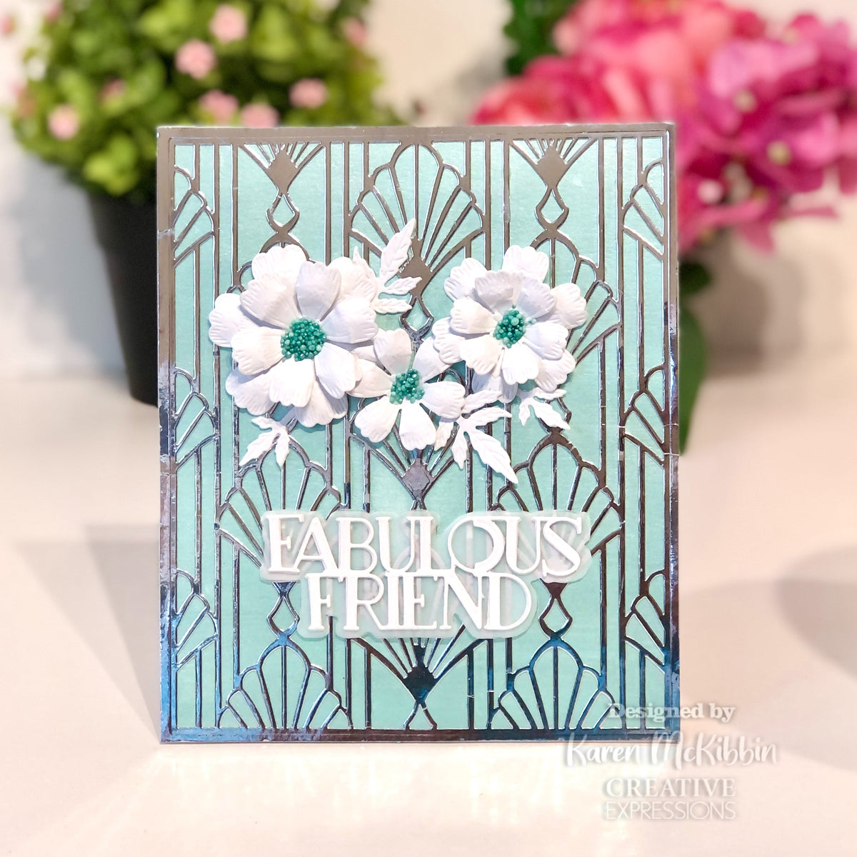 Matrice de découpe Creative Expressions Sue Wilson Mini Expressions Art Déco « Fabulous Friend »