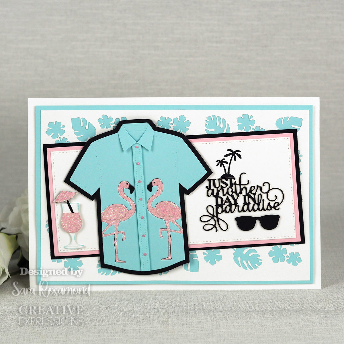 Matrices de découpe Creative Expressions Sue Wilson Mini Sentiments Just Another Day In Paradise